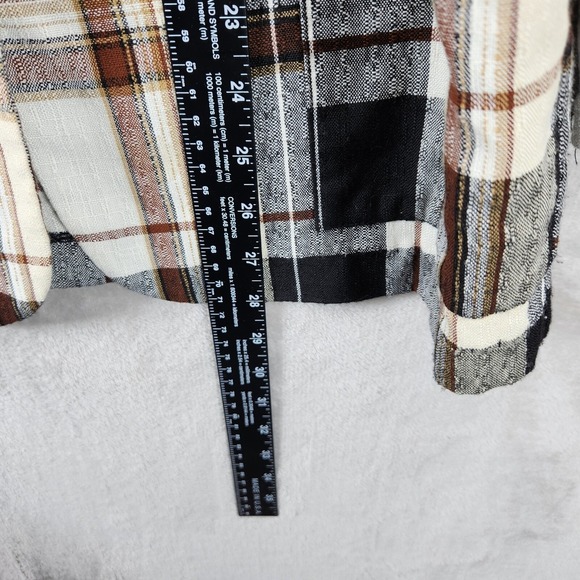 Fashion Bug Plaid Blazer Women Size S Career Wear Business Casual Jacket Vintage - Picture 7 of 7